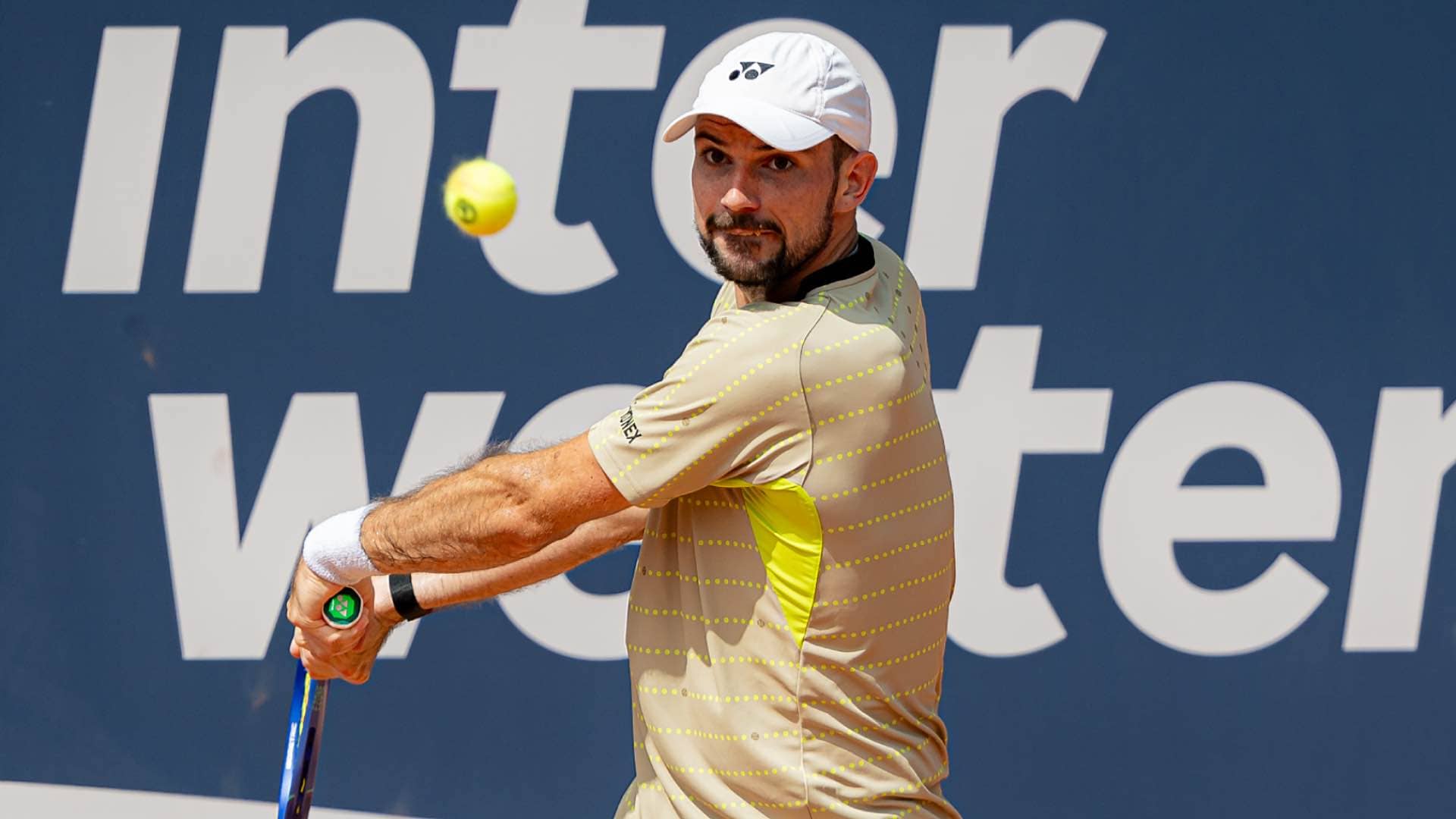 Jurij Rodionov in action on Monday in Kitzbühel.