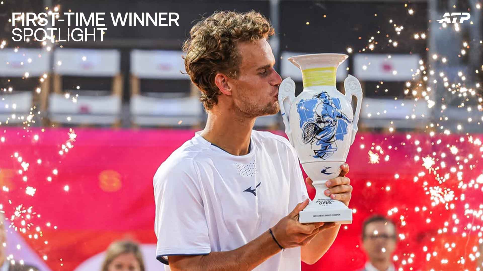 Luca Van Assche won his first ATP Tour title Sunday in Estoril.