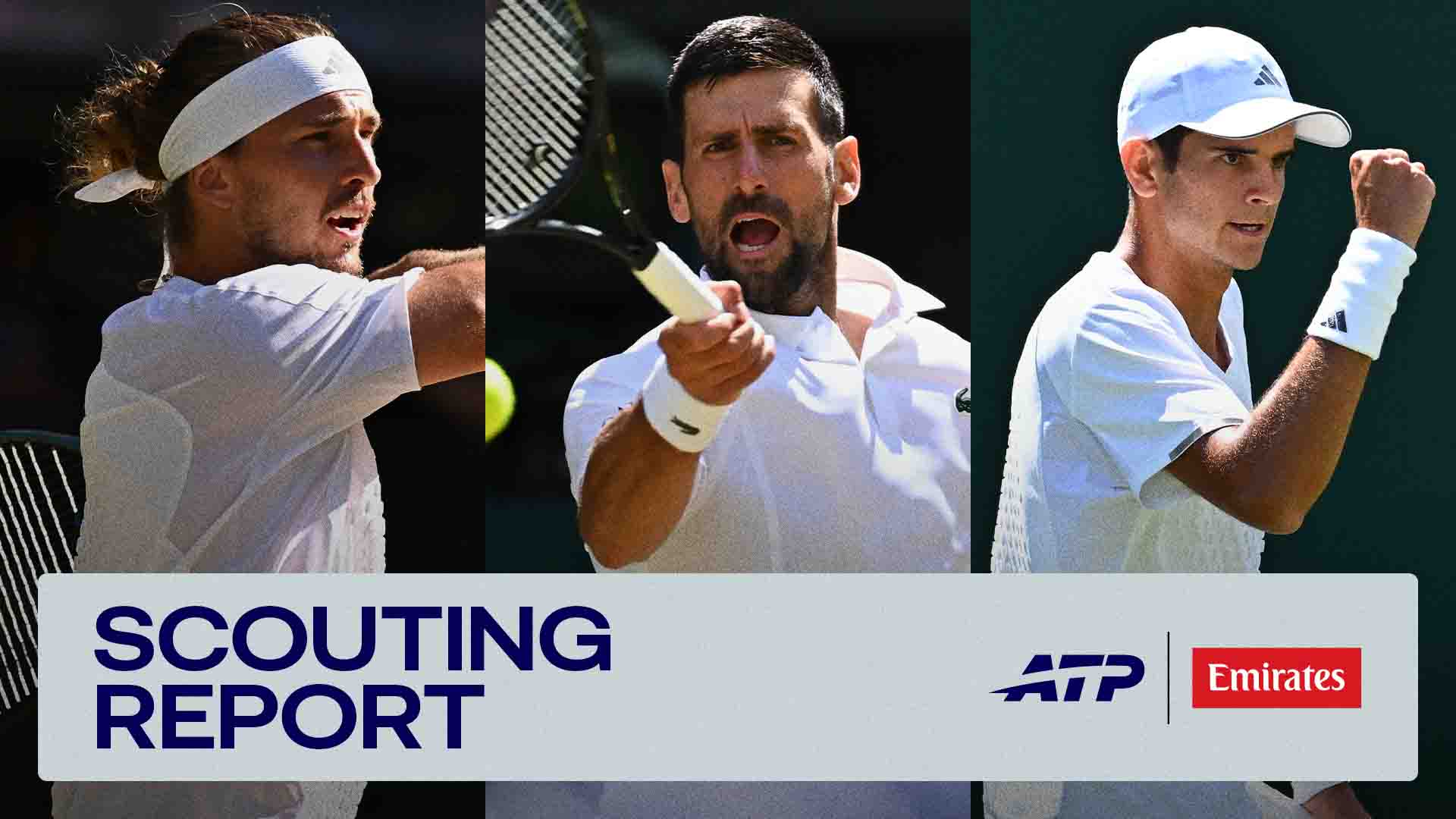 Alexander Zverev, Novak Djokovic, Rafael Jodar