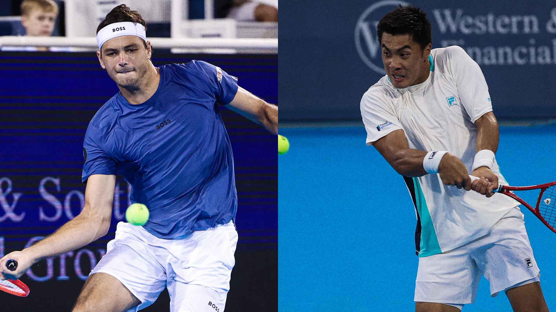 Taylor Fritz and Brandon Nakashima will clash in the quarter-finals in Cincinnati.
