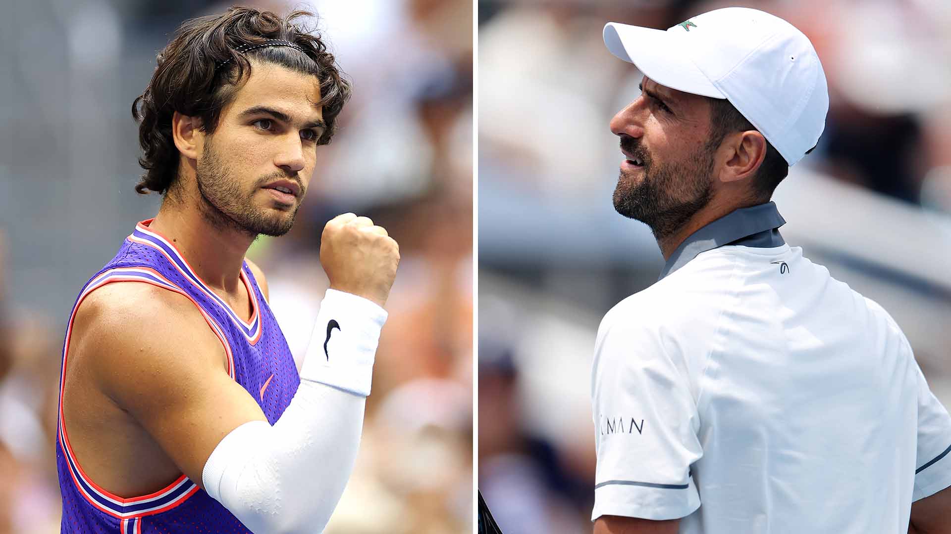 Carlos Alcaraz/Novak Djokovic