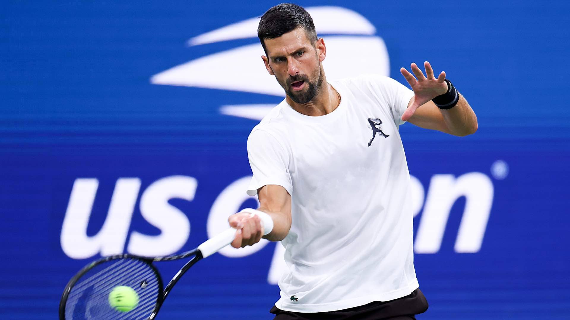 Novak Djokovic is chasing his fifth US Open crown.