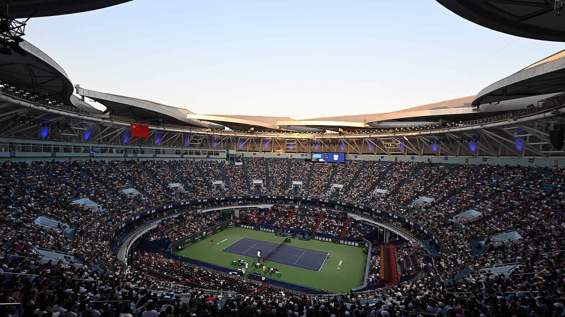 The Rolex Shanghai Masters is played at the Qi Zhong Tennis Center in Shanghai, China.