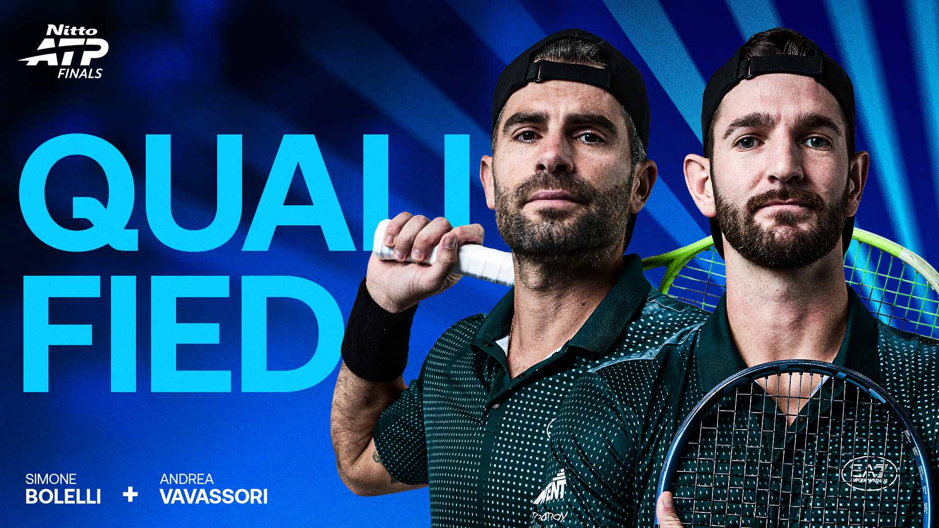 Simone Bolelli and Andrea Vavassori qualify for the Nitto ATP Finals together for the third consecutive year.